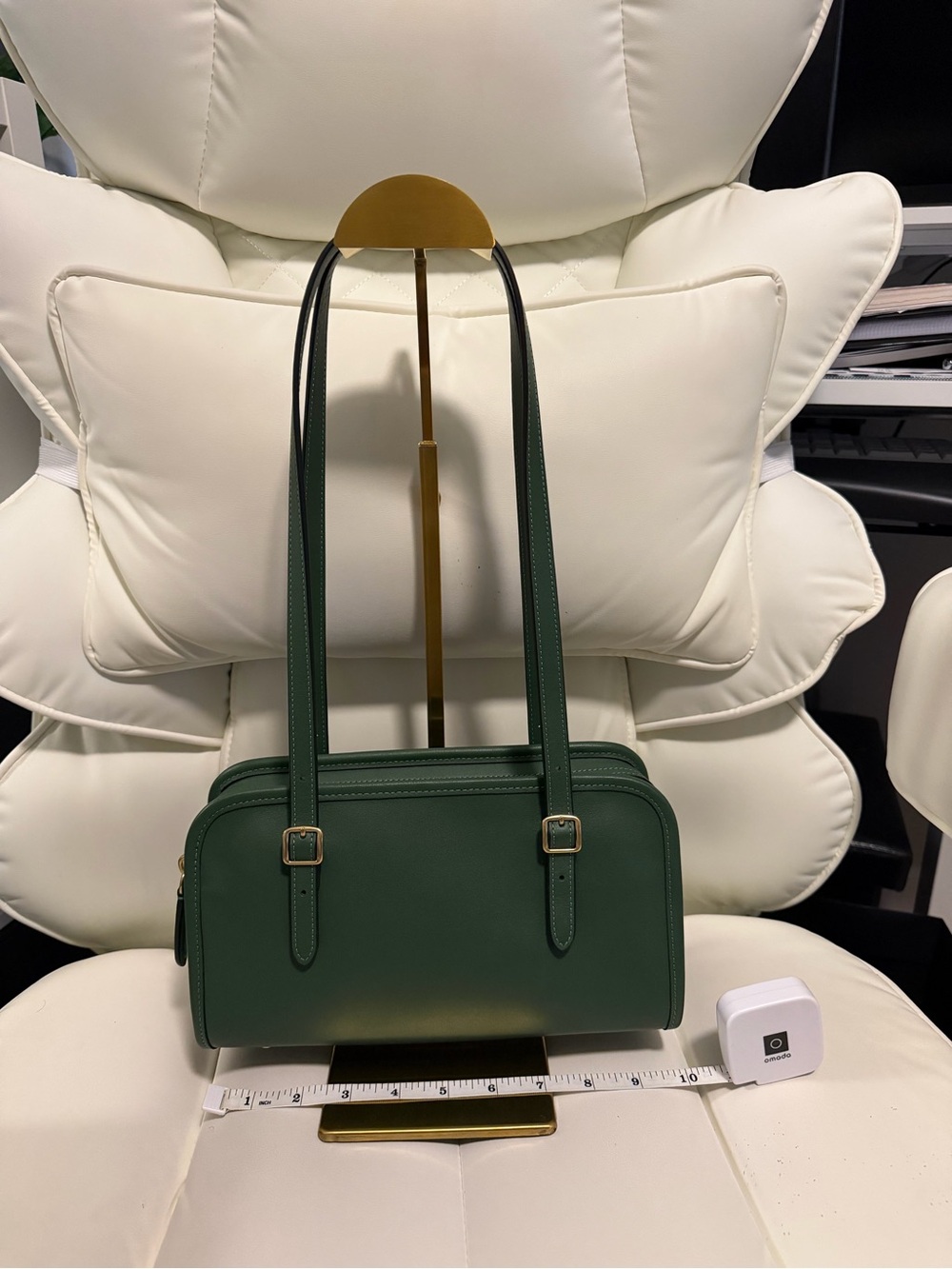 Coach Swing Zip Hunter Green Shoulder Bag